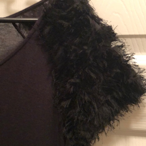 BCBG black tunic top - Picture 3 of 3